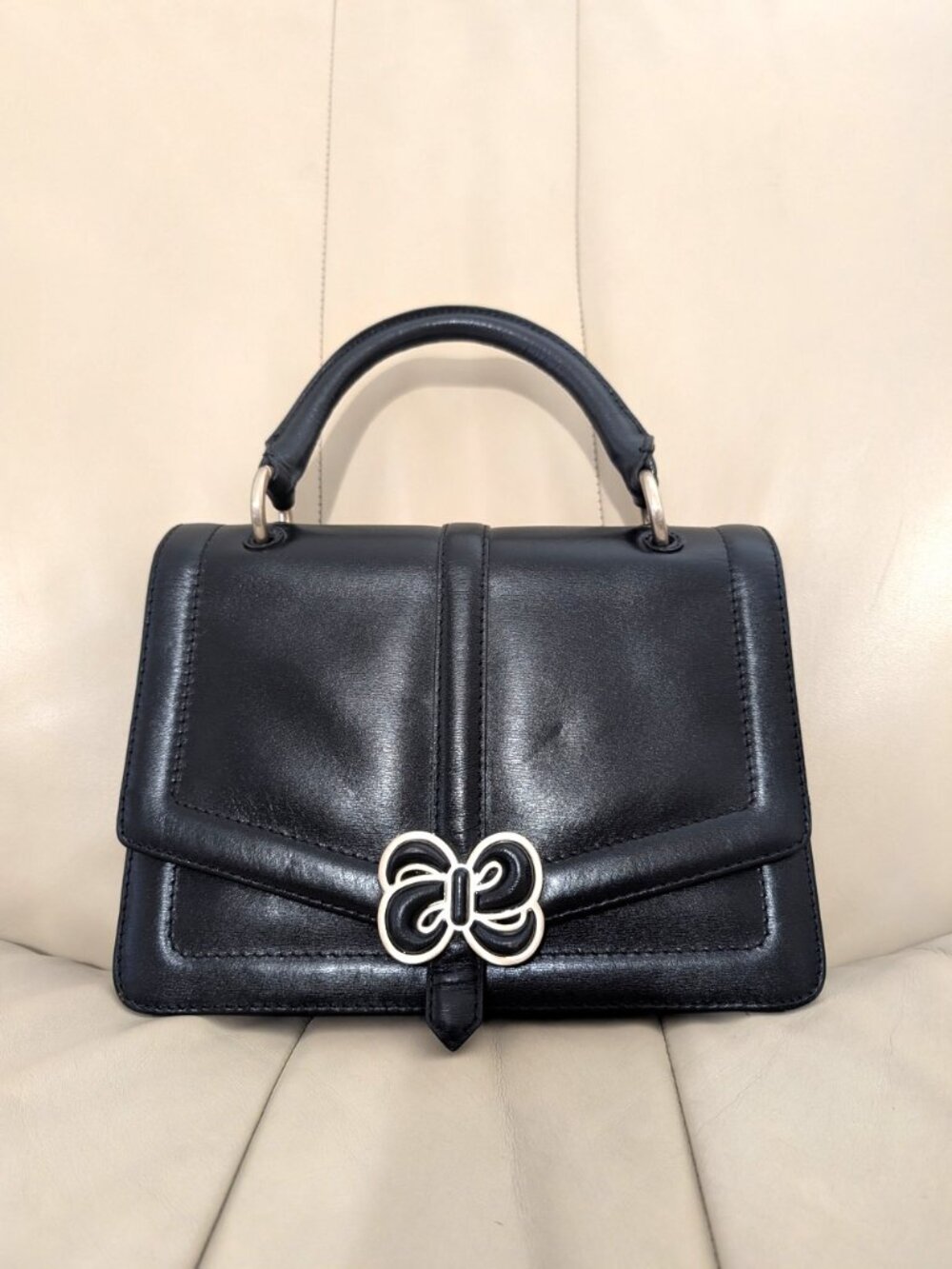 Radley London D'Arblay Black Leather Top-Handle Women’s Handbag/Crossbody Bag